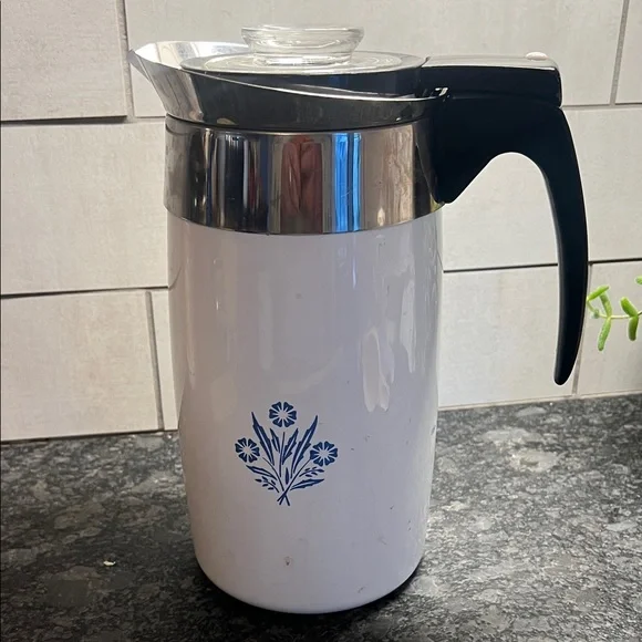 10 Cup Vintage Corningware plug in percolator. Exc condition. Missing wire - Picture 2 of 10